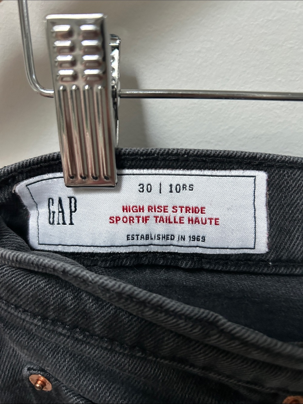 Gap high rise stride jeans size 30 - Picture 4 of 4